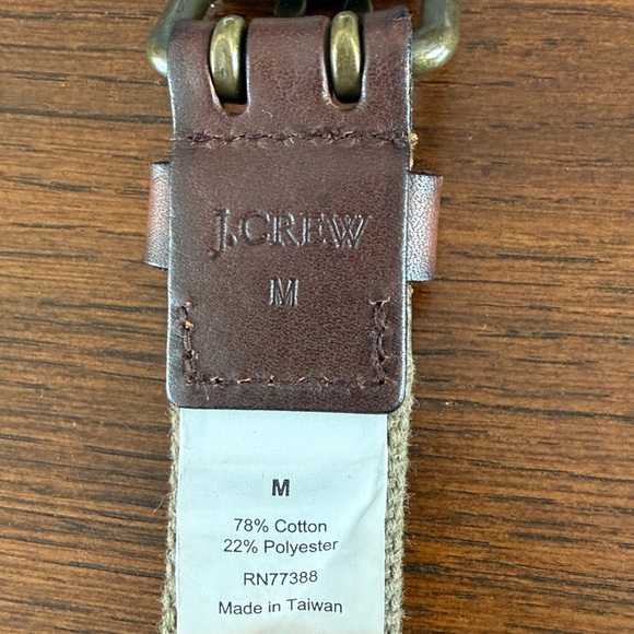J.Crew Canvas Belt Green - Picture 3 of 3